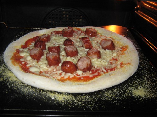 Half-risen Pizza